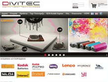 Tablet Screenshot of divitec.gr